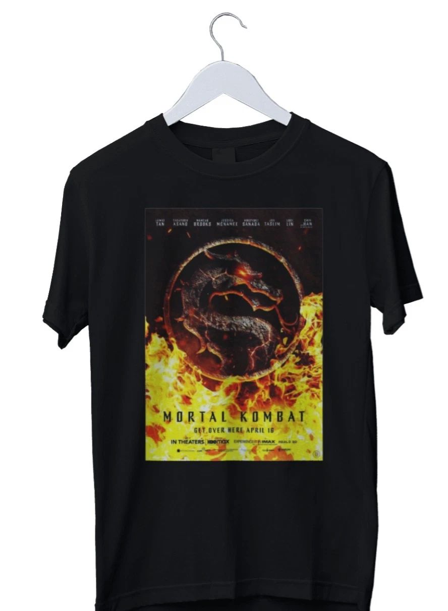 Mortal Kombat Movie Mens Graphic T-Shirt S M L XL 2 3 4 XL Black White Unisex T-shirt, Sweatshirt, Hoodie, Long Sleeve Tee - T-Shirt, Sweatshirt, Hoodie