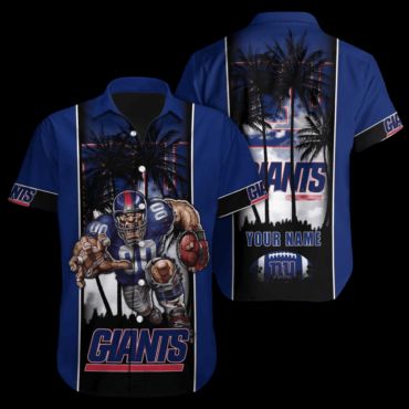 Personalized New York Giants Tropical Night Hawaiian Shirt Unisex T-shirt, Sweatshirt, Hoodie, Long Sleeve Tee - T-Shirt, Sweatshirt, Hoodie