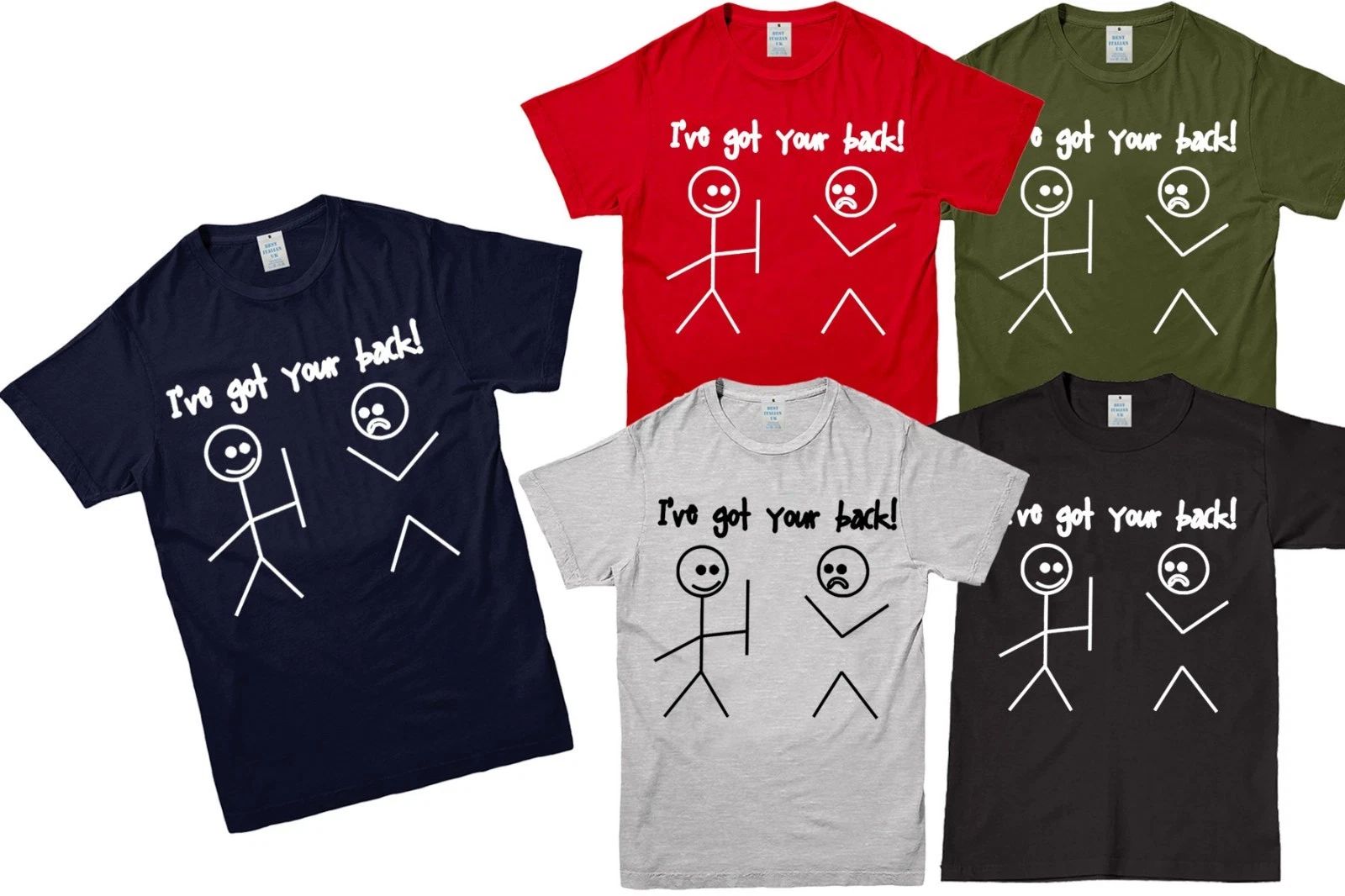 I'VE GOT YOUR BACK! SLOGAN PRINT TRENDY GEEK FUNNY INSPIRED MALE ADULT T-SHIRT Unisex T-shirt, Sweatshirt, Hoodie, Long Sleeve Tee - T-Shirt, Sweatshirt, Hoodie
