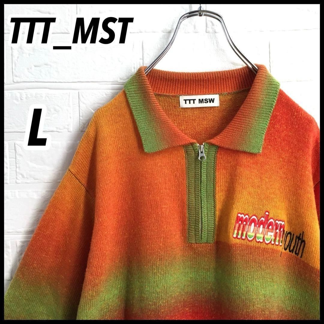 TTT MSW Tee Modern Streetwear Half Zip Gradient Knit L Unisex T-shirt, Sweatshirt, Hoodie, Long Sleeve Tee - T-Shirt, Sweatshirt, Hoodie