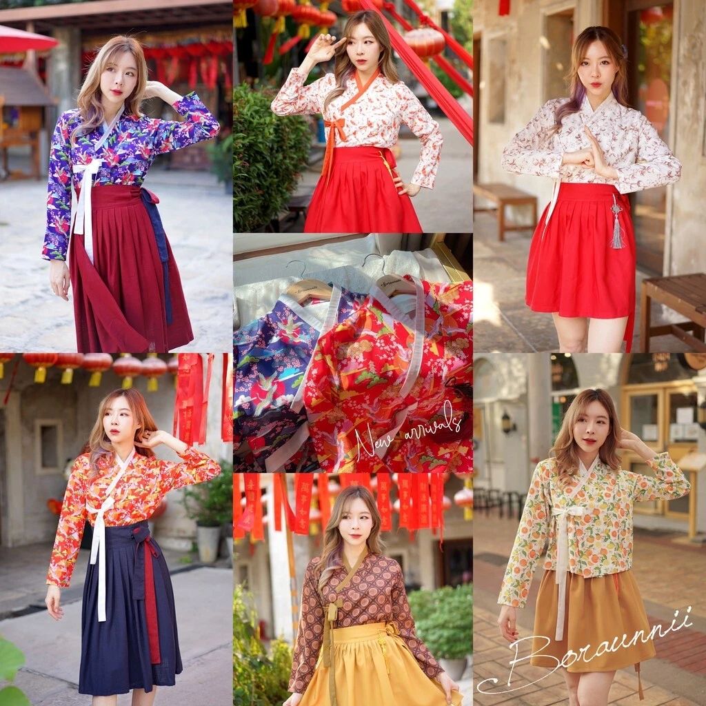 Modern Hanbok Shirt  (Only Shirt) Korean Traditional Boraunnii  Unisex T-shirt, Sweatshirt, Hoodie, Long Sleeve Tee - T-Shirt, Sweatshirt, Hoodie