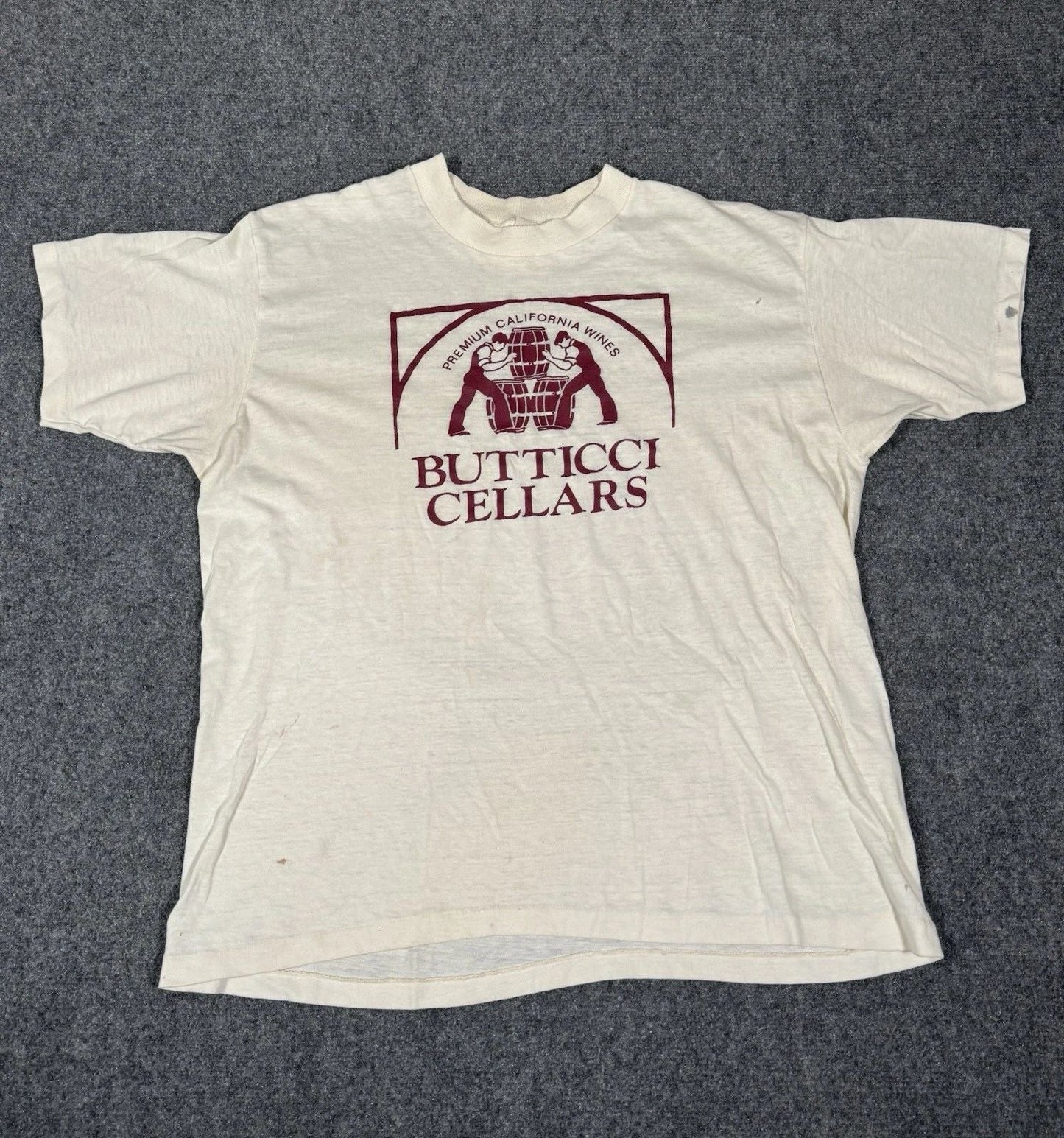 Vintage Wright's Shirt Mens XL White Premium California Wines Tee 80s Flawed Unisex T-shirt, Sweatshirt, Hoodie, Long Sleeve Tee - T-Shirt, Sweatshirt, Hoodie
