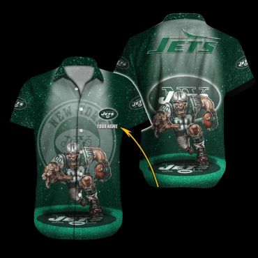 Personalized New York Jets Galactic Warrior Hawaiian Shirt Unisex T-shirt, Sweatshirt, Hoodie, Long Sleeve Tee - T-Shirt, Sweatshirt, Hoodie
