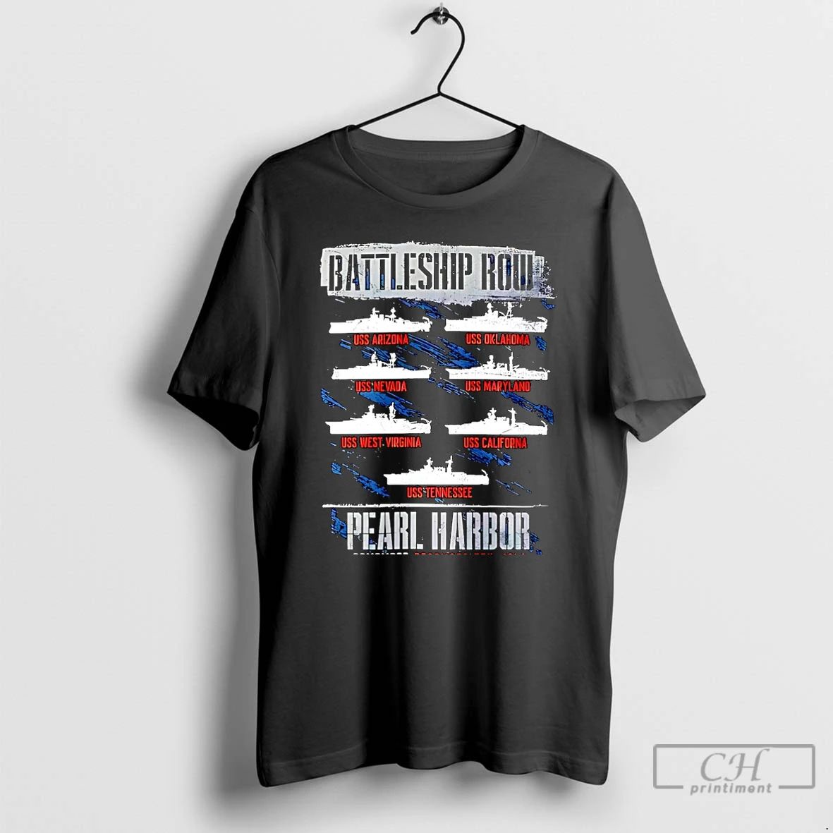 Premium Pearl Harbor Battleship Row Uss Christmas T Shirts Unisex T-shirt, Sweatshirt, Hoodie, Long Sleeve Tee - T-Shirt, Sweatshirt, Hoodie