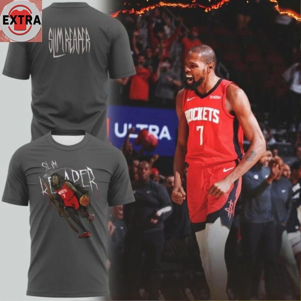 Houston Rockets Kevin Durant Slim Reaper Shirt Unisex T-shirt, Sweatshirt, Hoodie, Long Sleeve Tee - T-Shirt, Sweatshirt, Hoodie