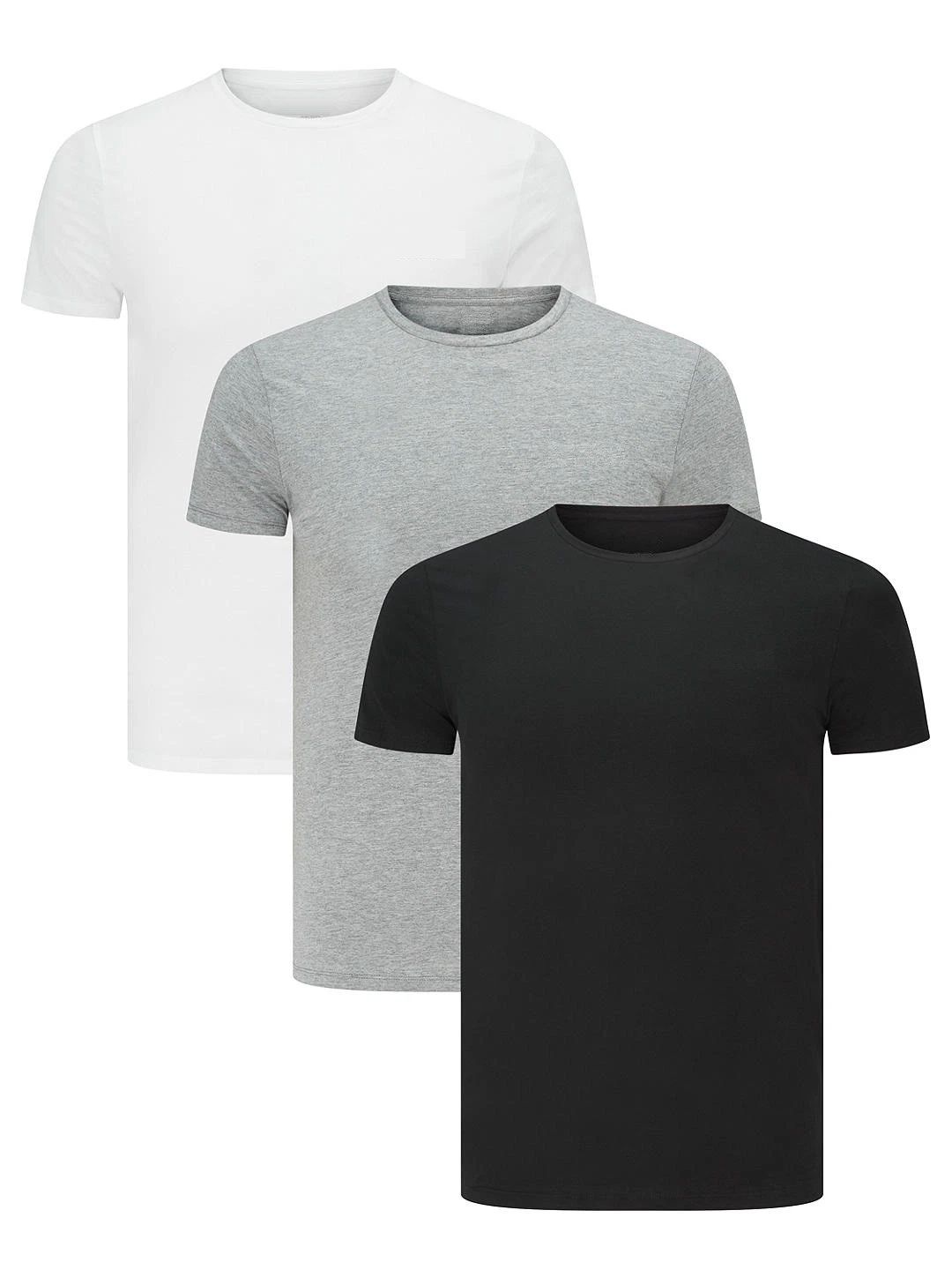 Men's Plain Blank T-shirt Basic Tee White Black Grey sizes X - XXXL New Bulk Unisex T-shirt, Sweatshirt, Hoodie, Long Sleeve Tee - T-Shirt, Sweatshirt, Hoodie