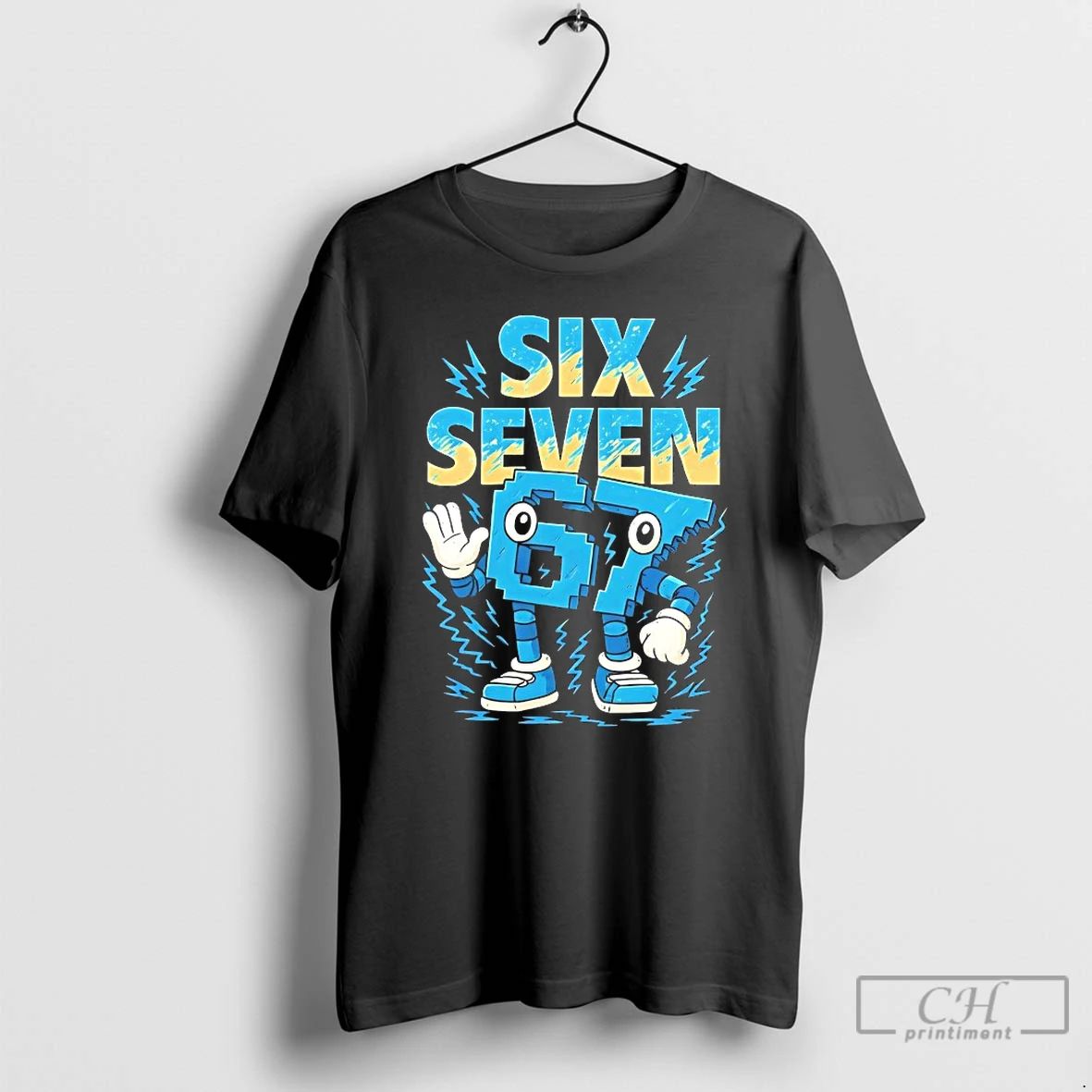 Premium Six Seven Italian Brainrot T Shirts Unisex T-shirt, Sweatshirt, Hoodie, Long Sleeve Tee - T-Shirt, Sweatshirt, Hoodie