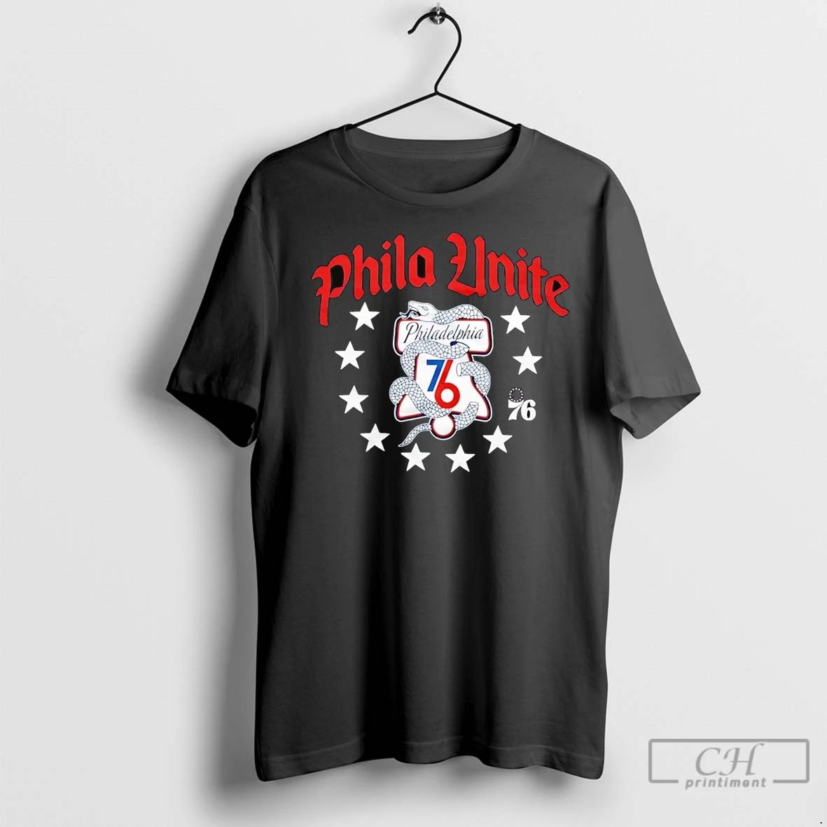Premium Philadelphia 76ers Phila Unite Unisex T-shirt, Sweatshirt, Hoodie, Long Sleeve Tee - T-Shirt, Sweatshirt, Hoodie