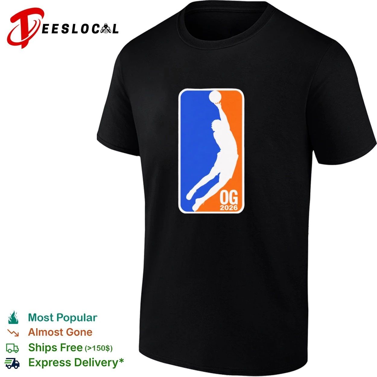 OG 2026 Basketball Dunk sports T-shirt Unisex T-shirt, Sweatshirt, Hoodie, Long Sleeve Tee - T-Shirt, Sweatshirt, Hoodie