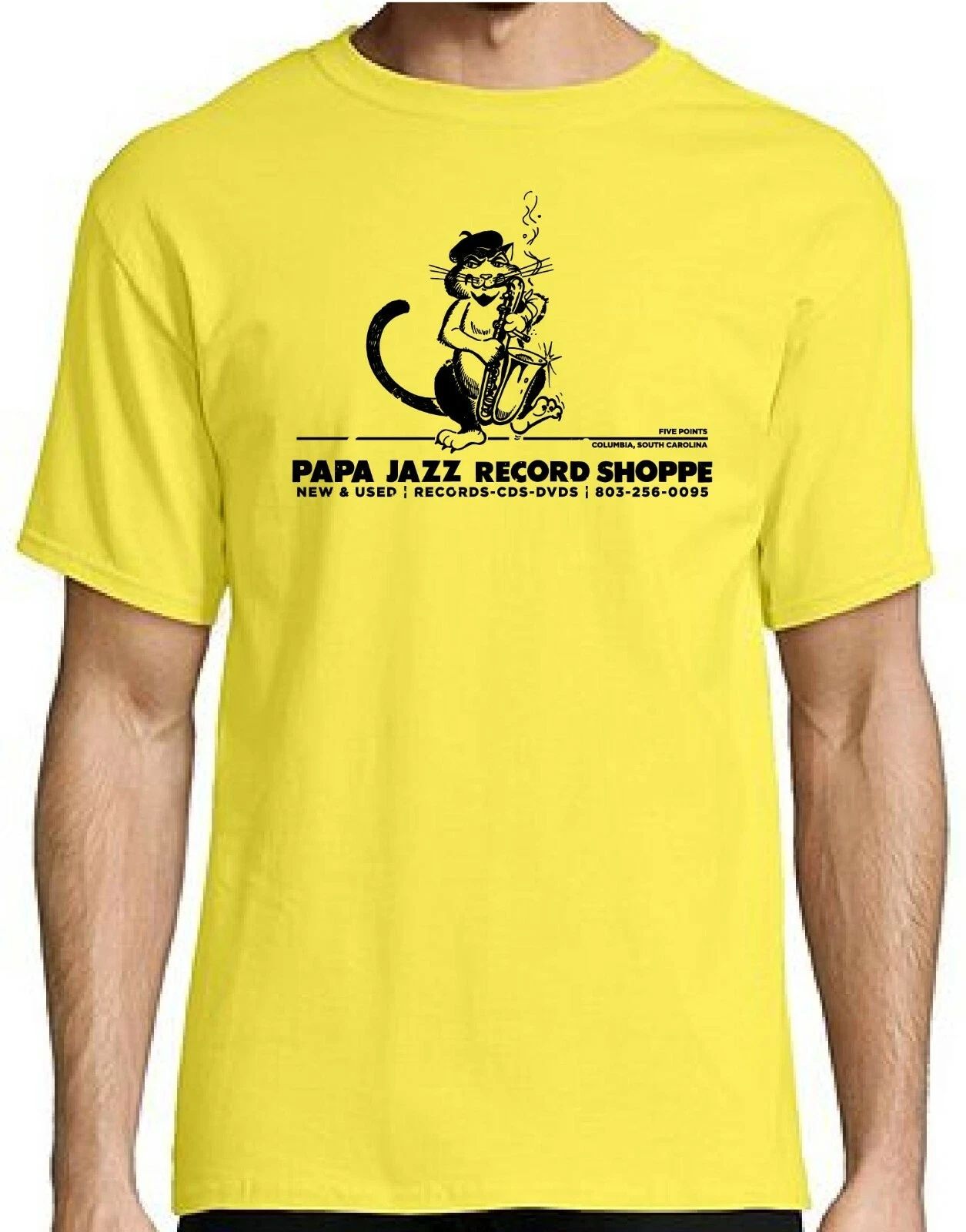 Papa Jazz Record Shoppe T-Shirt (Unisex, S-3XL) Unisex T-shirt, Sweatshirt, Hoodie, Long Sleeve Tee - T-Shirt, Sweatshirt, Hoodie