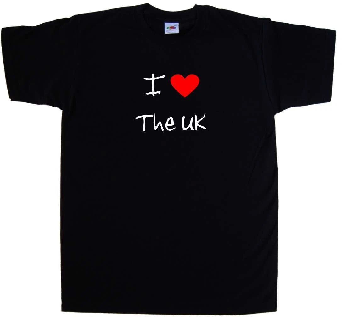 I Love Heart The UK T-Shirt Unisex T-shirt, Sweatshirt, Hoodie, Long Sleeve Tee - T-Shirt, Sweatshirt, Hoodie