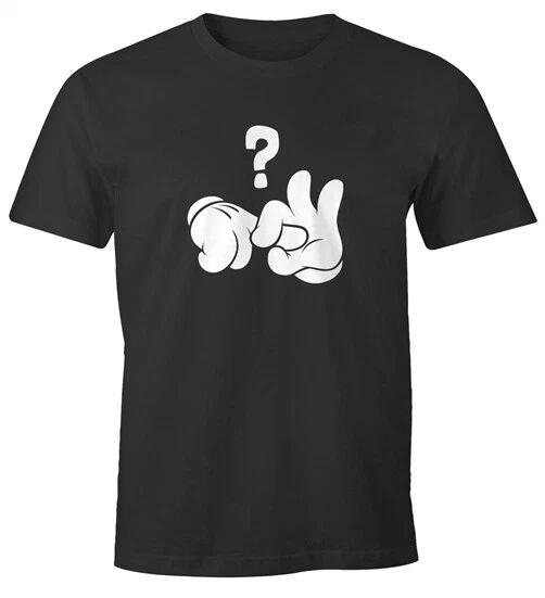 Mens T-Shirt Comic Hands Fucking Fucking Question Mark Fun Shirt Funny Unisex T-shirt, Sweatshirt, Hoodie, Long Sleeve Tee - T-Shirt, Sweatshirt, Hoodie