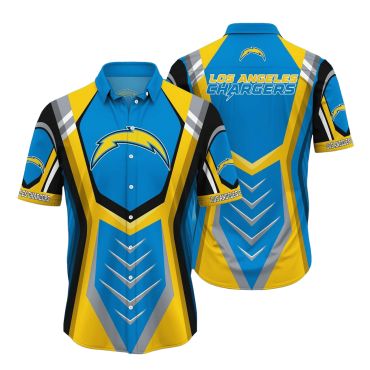 Los Angeles Chargers Bold Energy Hawaiian Shirt Unisex T-shirt, Sweatshirt, Hoodie, Long Sleeve Tee - T-Shirt, Sweatshirt, Hoodie