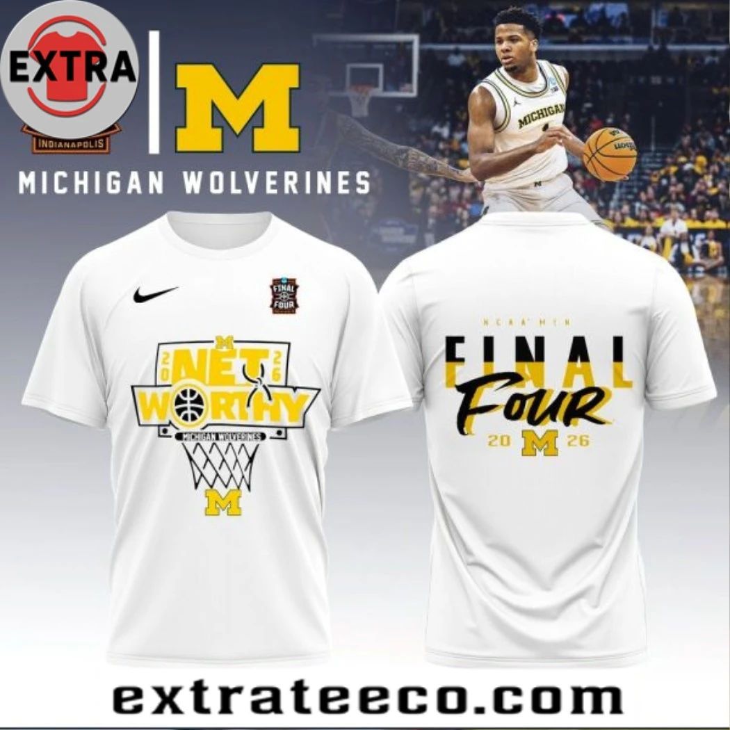 Michigan Wolverines 2026 Five Four Logo Two Sided Shirt- Top-Rated Gift for College Basketball Lovers - T-Shirt, Sweatshirt, Hoodie