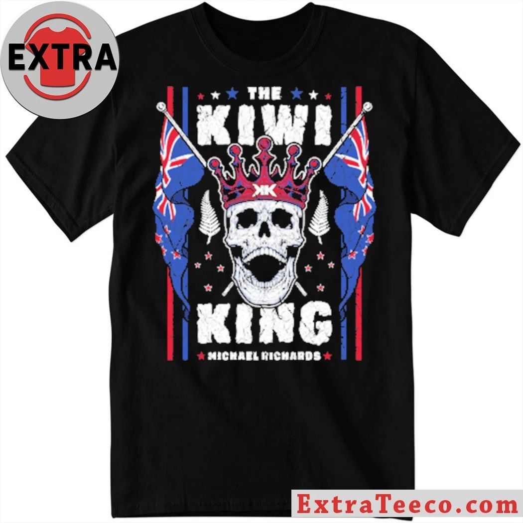 Original The Kiwi King Michael Richards Skull T-Shirt Unisex T-shirt, Sweatshirt, Hoodie, Long Sleeve Tee - T-Shirt, Sweatshirt, Hoodie
