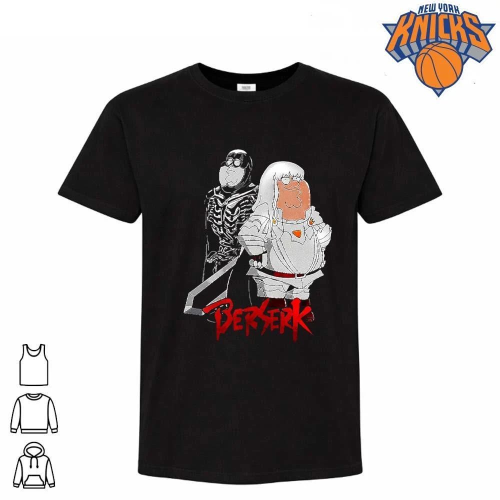 Peter Griffin as Griffith and Peter Griffin as Guts Berserk Family Guy Parody Shirt Unisex T-shirt, Sweatshirt, Hoodie, Long Sleeve Tee - T-Shirt, Sweatshirt, Hoodie
