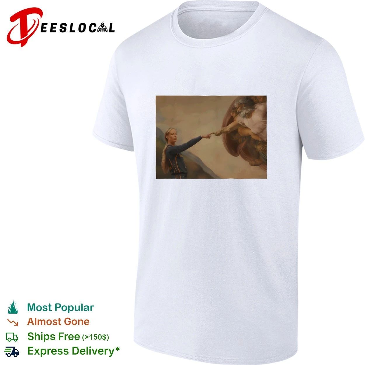 Caitlin Clark The Creation of Adam Indiana Fever T-shirt Unisex T-shirt, Sweatshirt, Hoodie, Long Sleeve Tee - T-Shirt, Sweatshirt, Hoodie