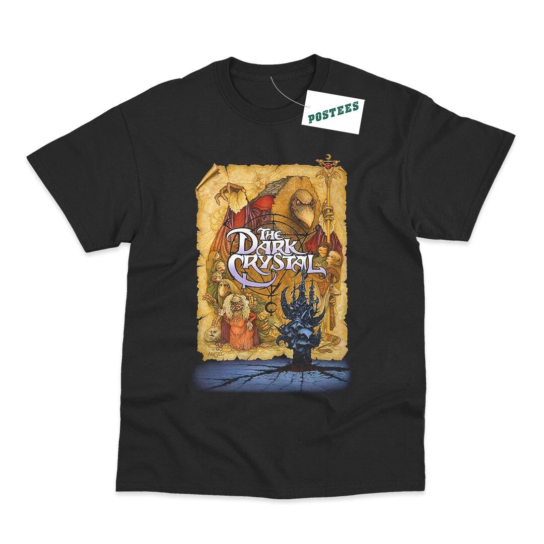 Retro Movie Poster Inspired By The Dark Crystal DTG Printed T-Shirt Unisex T-shirt, Sweatshirt, Hoodie, Long Sleeve Tee - T-Shirt, Sweatshirt, Hoodie