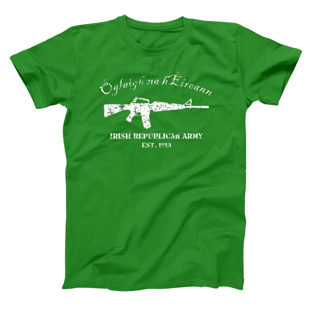 The Irish Army Est Ireland Pride Gaelic Celtic Green Basic Men's T-Shirt reprint Unisex T-shirt, Sweatshirt, Hoodie, Long Sleeve Tee - T-Shirt, Sweatshirt, Hoodie