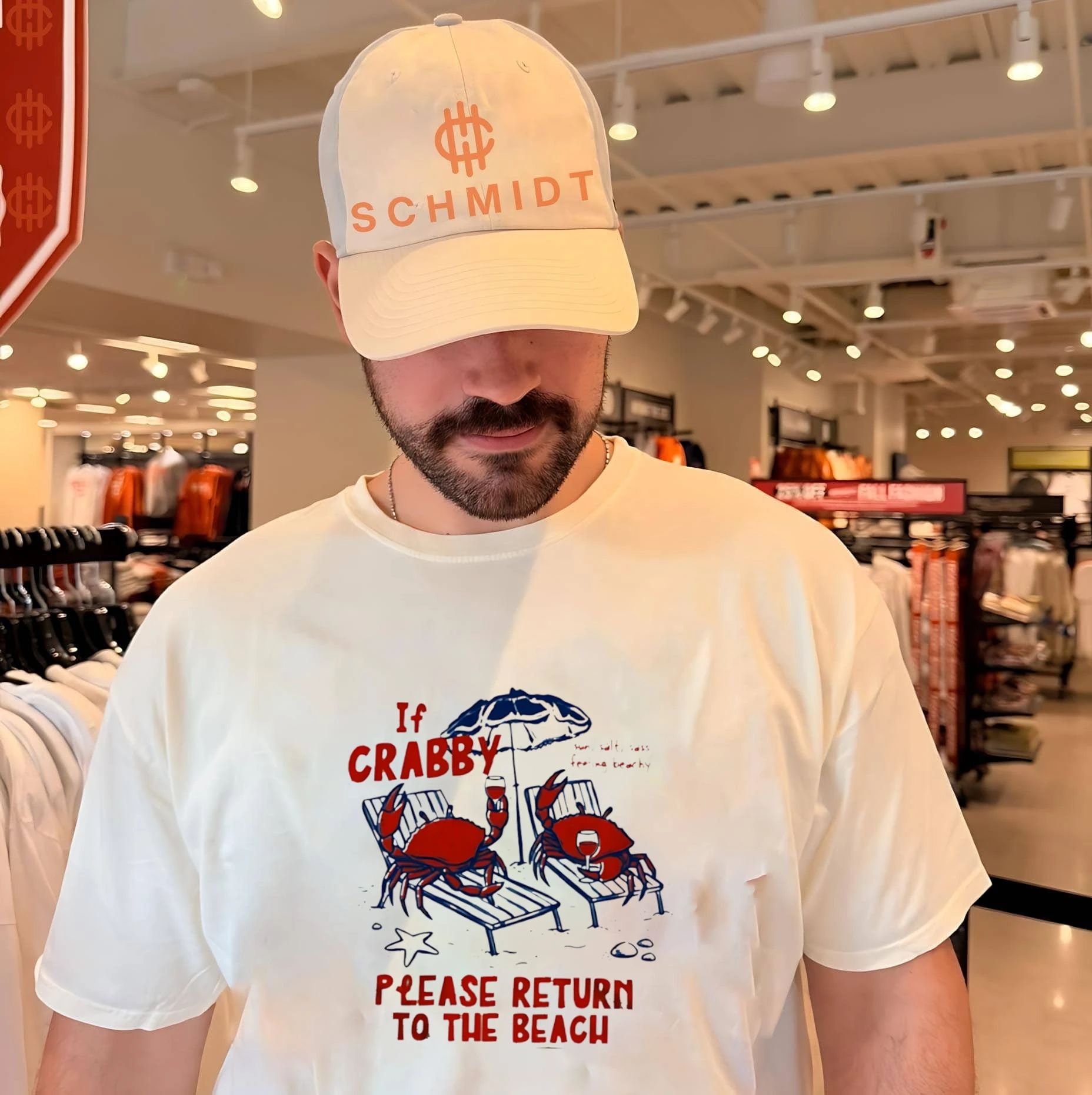 If Crabby Please Return to the Beach crab shirt Unisex T-shirt, Sweatshirt, Hoodie, Long Sleeve Tee - T-Shirt, Sweatshirt, Hoodie