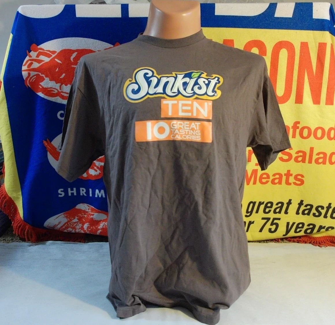 SUNKIST TEN Great Tasting Calories t Shirt Men's XL Graphic Tee Soda POP ORANGE Unisex T-shirt, Sweatshirt, Hoodie, Long Sleeve Tee - T-Shirt, Sweatshirt, Hoodie