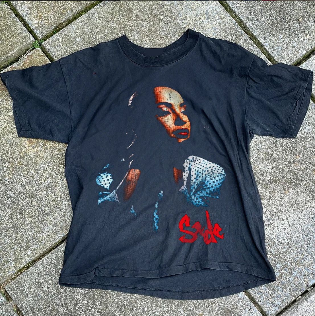Sade 93 Tour Washed T-Shirt Black L Unisex T-shirt, Sweatshirt, Hoodie, Long Sleeve Tee - T-Shirt, Sweatshirt, Hoodie