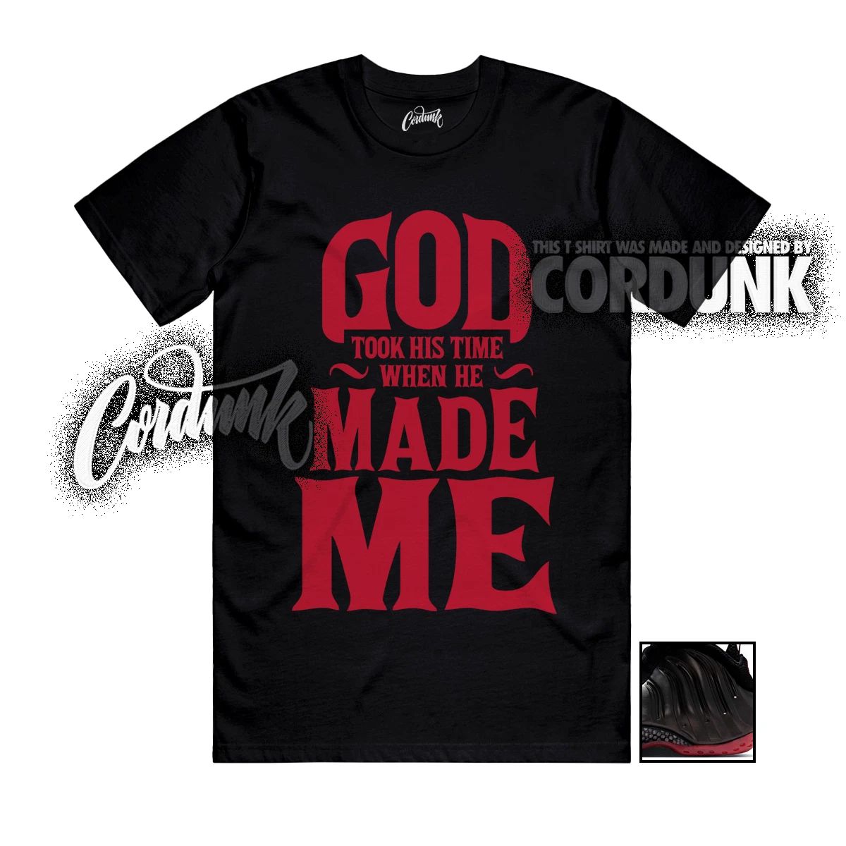 Foamposite One Cough Drop 2025 Varsity Red T Shirt Match GTHT Unisex T-shirt, Sweatshirt, Hoodie, Long Sleeve Tee - T-Shirt, Sweatshirt, Hoodie