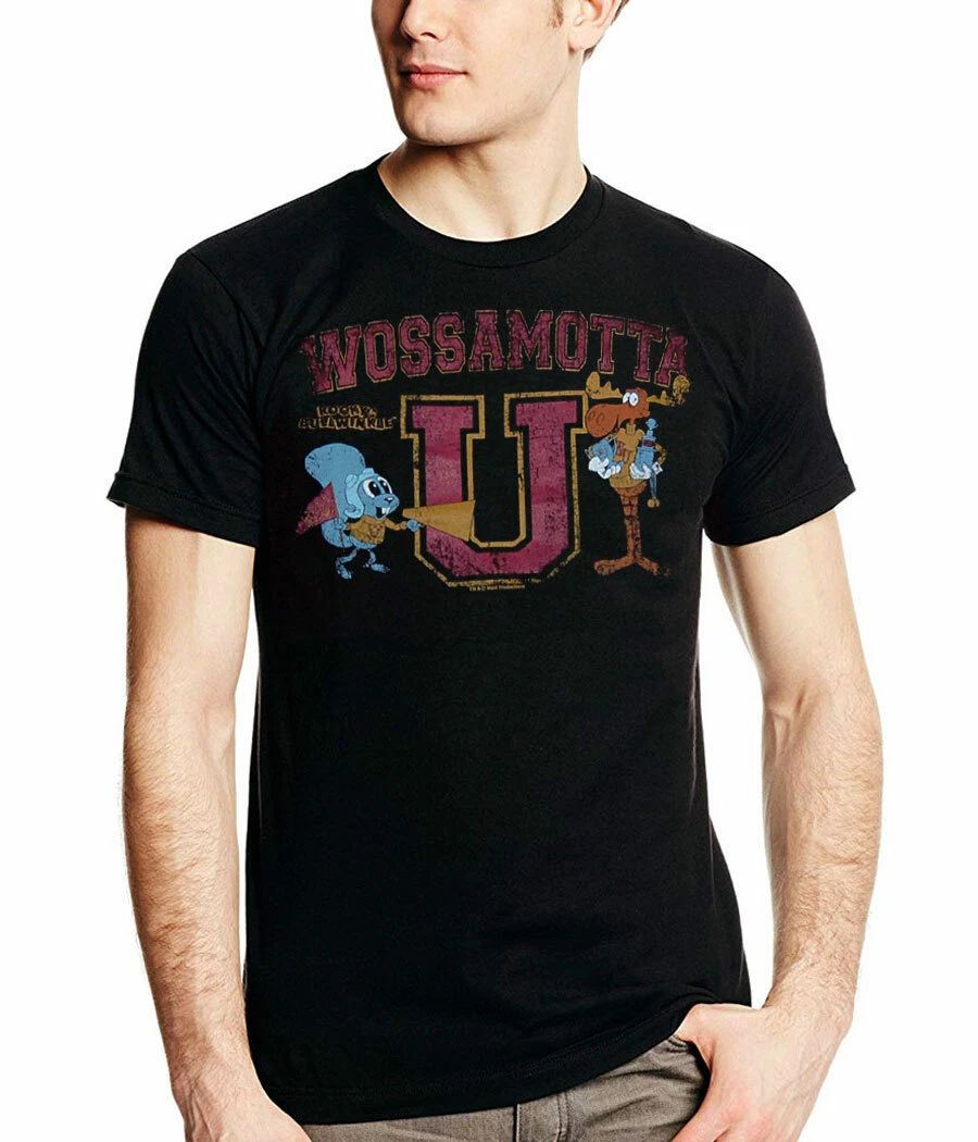 Rocky and Bullwinkle Wossamotta U T-Shirt Unisex T-shirt, Sweatshirt, Hoodie, Long Sleeve Tee - T-Shirt, Sweatshirt, Hoodie