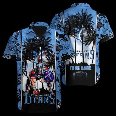 Personalized Tennessee Titans Warrior Nights Hawaiian Shirt Unisex T-shirt, Sweatshirt, Hoodie, Long Sleeve Tee - T-Shirt, Sweatshirt, Hoodie