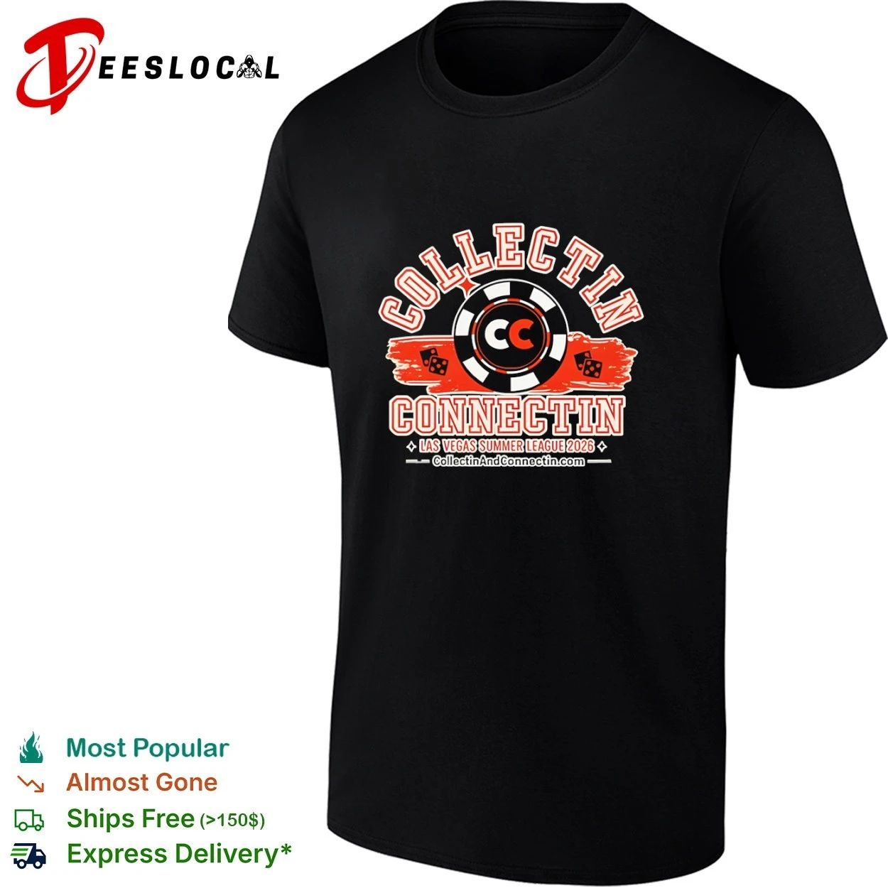 Collectin and Connectin Las Vegas Summer League 2026 T-shirt Unisex T-shirt, Sweatshirt, Hoodie, Long Sleeve Tee - T-Shirt, Sweatshirt, Hoodie