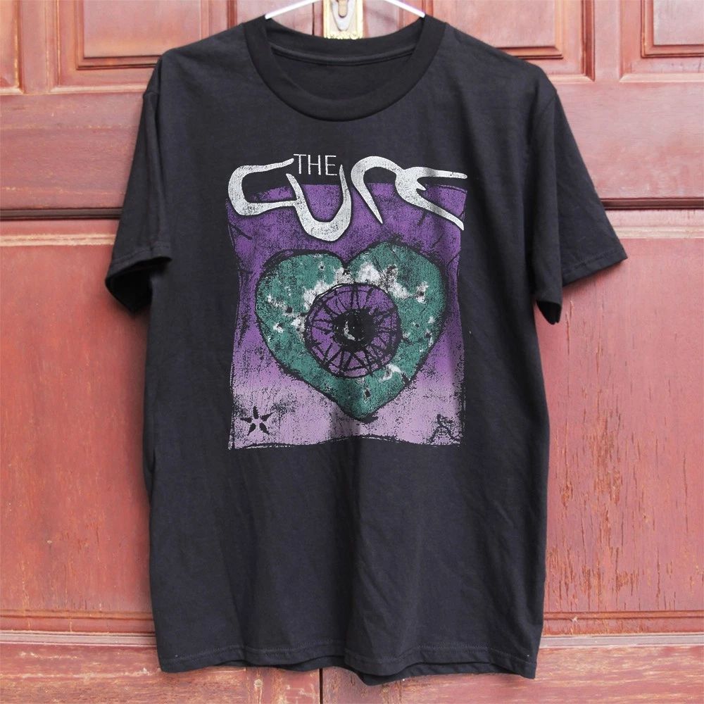 The Cure Wish Purpple Unisex Black Cotton T-shirt S-5XL Unisex T-shirt, Sweatshirt, Hoodie, Long Sleeve Tee - T-Shirt, Sweatshirt, Hoodie