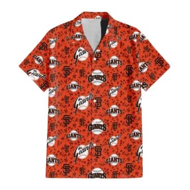 San Francisco Giants All-Over Logo Hawaiian Shirt Unisex T-shirt, Sweatshirt, Hoodie, Long Sleeve Tee - T-Shirt, Sweatshirt, Hoodie