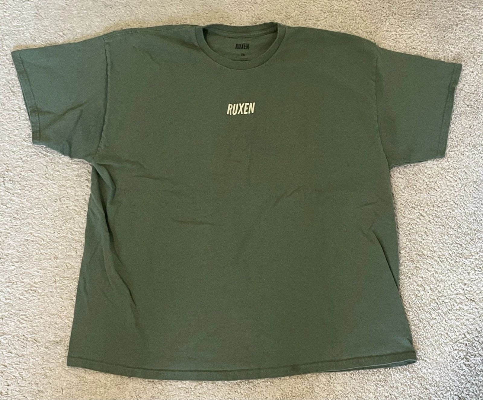 Ruxen T Shirt 2XL Green Minimal Logo Streetwear Unisex T-shirt, Sweatshirt, Hoodie, Long Sleeve Tee - T-Shirt, Sweatshirt, Hoodie