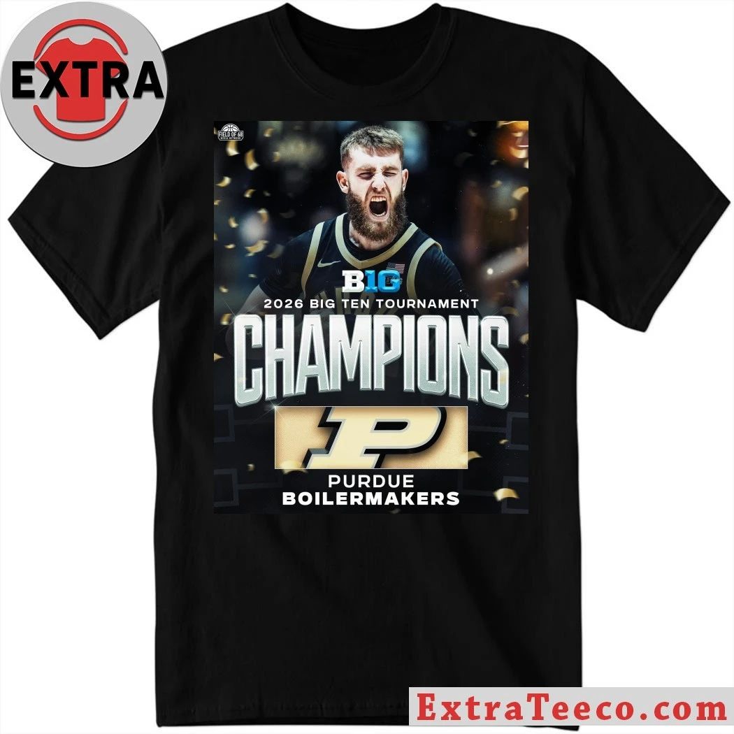 The Purdue Boilermakers won the 2026 Big Ten Tournament championship Shirt Unisex T-shirt, Sweatshirt, Hoodie, Long Sleeve Tee - T-Shirt, Sweatshirt, Hoodie