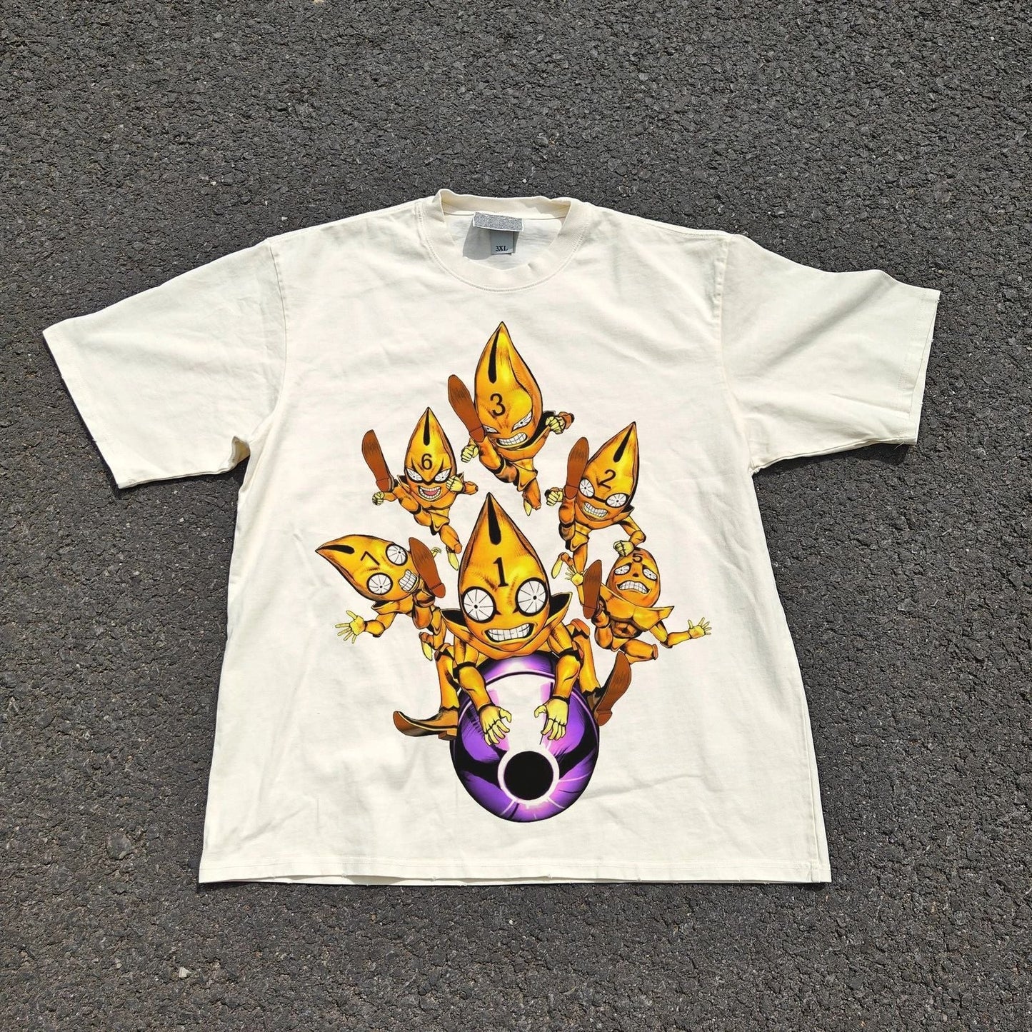 JoJo's Golden Wind Sex Pistols Anime Vintage Wash Heavyweight Cotton T-Shirt Unisex T-shirt, Sweatshirt, Hoodie, Long Sleeve Tee - T-Shirt, Sweatshirt, Hoodie