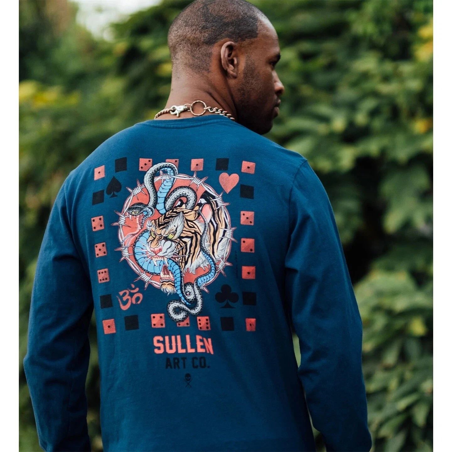 SULLEN CLOTHING DICE  TATTOO ART PREMIUM LONG SLEEVE T-SHIRT Unisex T-shirt, Sweatshirt, Hoodie, Long Sleeve Tee - T-Shirt, Sweatshirt, Hoodie