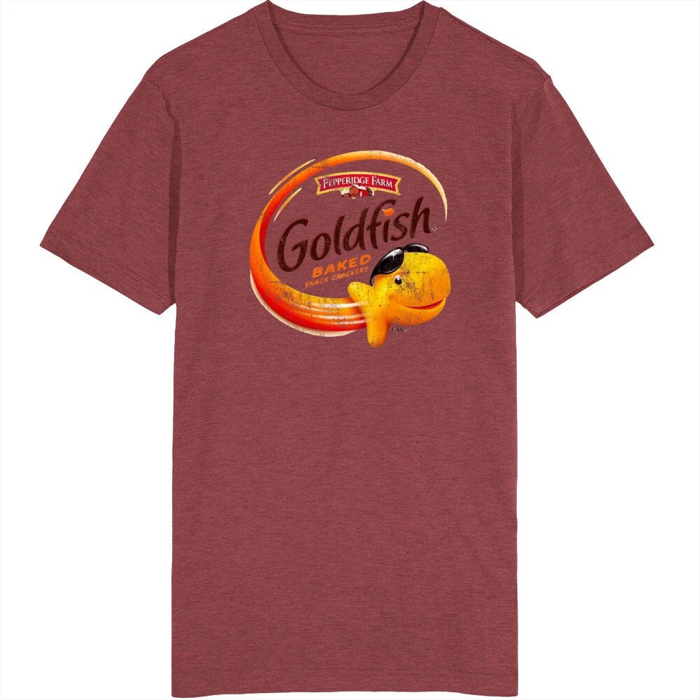 Goldfish Baked Snack Crackers Pepperidge Farm Distressed Logo Vintage T Shirt Unisex T-shirt, Sweatshirt, Hoodie, Long Sleeve Tee - T-Shirt, Sweatshirt, Hoodie