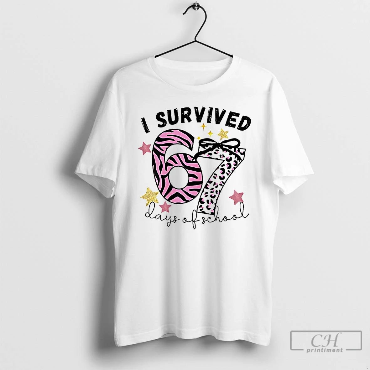 Premium I Survived Six Seven Days Of School T Shirts Unisex T-shirt, Sweatshirt, Hoodie, Long Sleeve Tee - T-Shirt, Sweatshirt, Hoodie