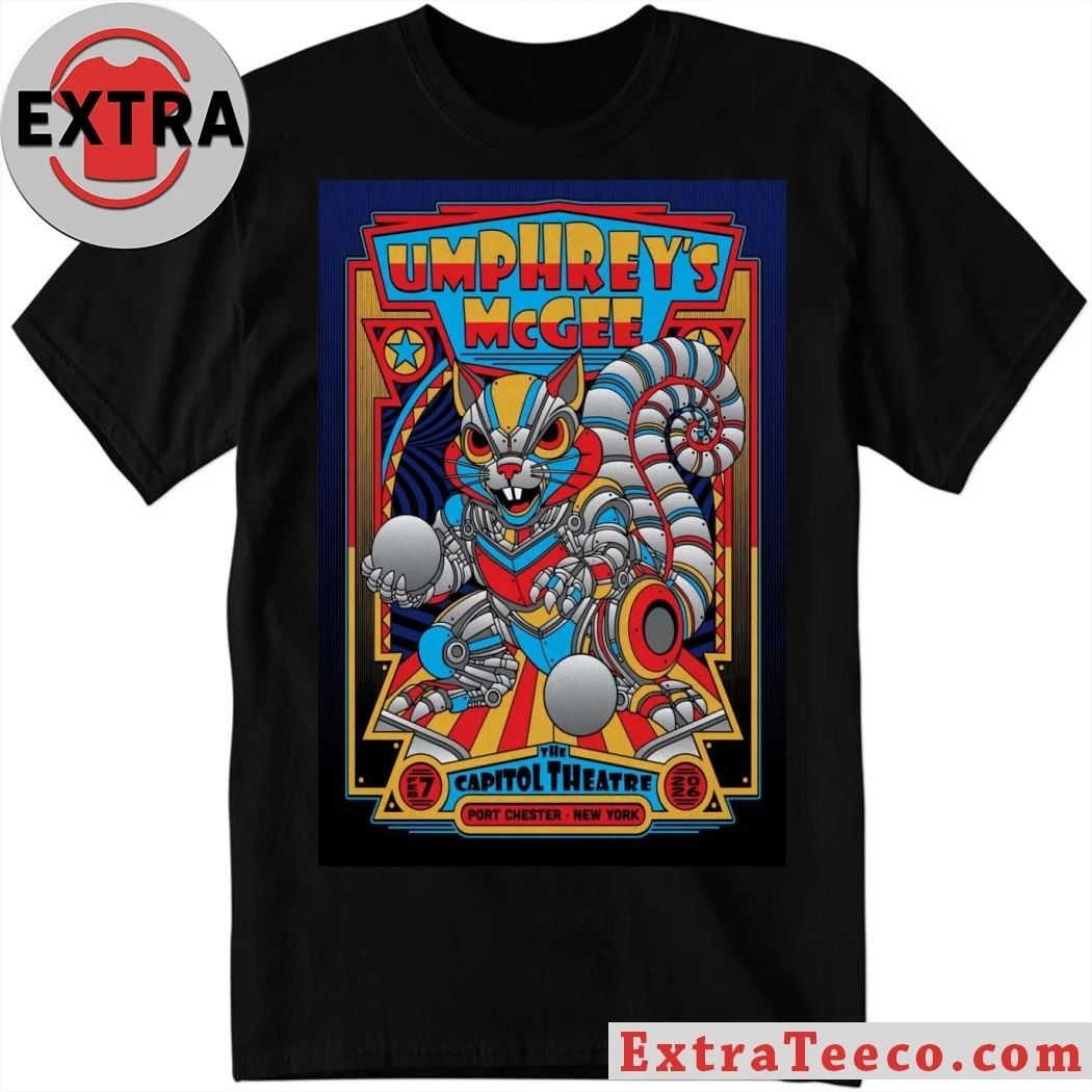 Umphreys McGee February 7 2026 In Port Chester, NY Tour Poster Shirt Unisex T-shirt, Sweatshirt, Hoodie, Long Sleeve Tee - T-Shirt, Sweatshirt, Hoodie