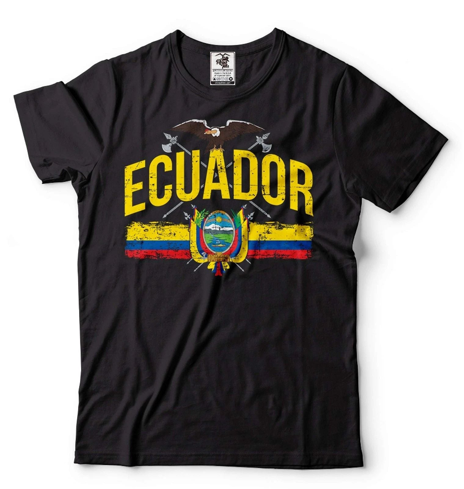 Mens Ecuador Patriotic Shirt Ecuadorian Gift Ecuador National Country Flag Shirt Unisex T-shirt, Sweatshirt, Hoodie, Long Sleeve Tee - T-Shirt, Sweatshirt, Hoodie