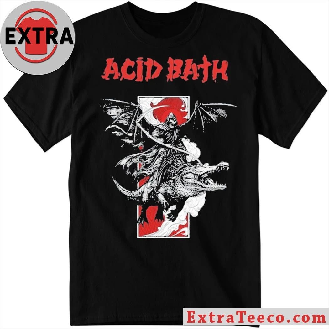 Acid Bath Band Alligator Wall T-Shirt Unisex T-shirt, Sweatshirt, Hoodie, Long Sleeve Tee - T-Shirt, Sweatshirt, Hoodie