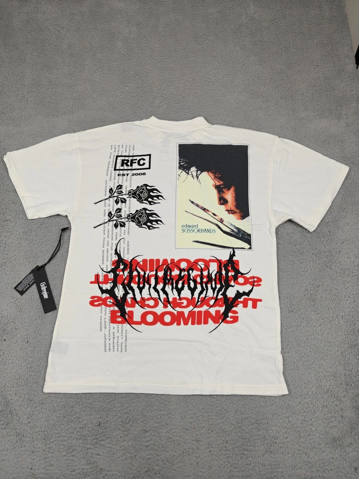 Civil Regime Edward Scissorhands Shirt Mens Medium Butter Oversized Graphic Tee Unisex T-shirt, Sweatshirt, Hoodie, Long Sleeve Tee - T-Shirt, Sweatshirt, Hoodie