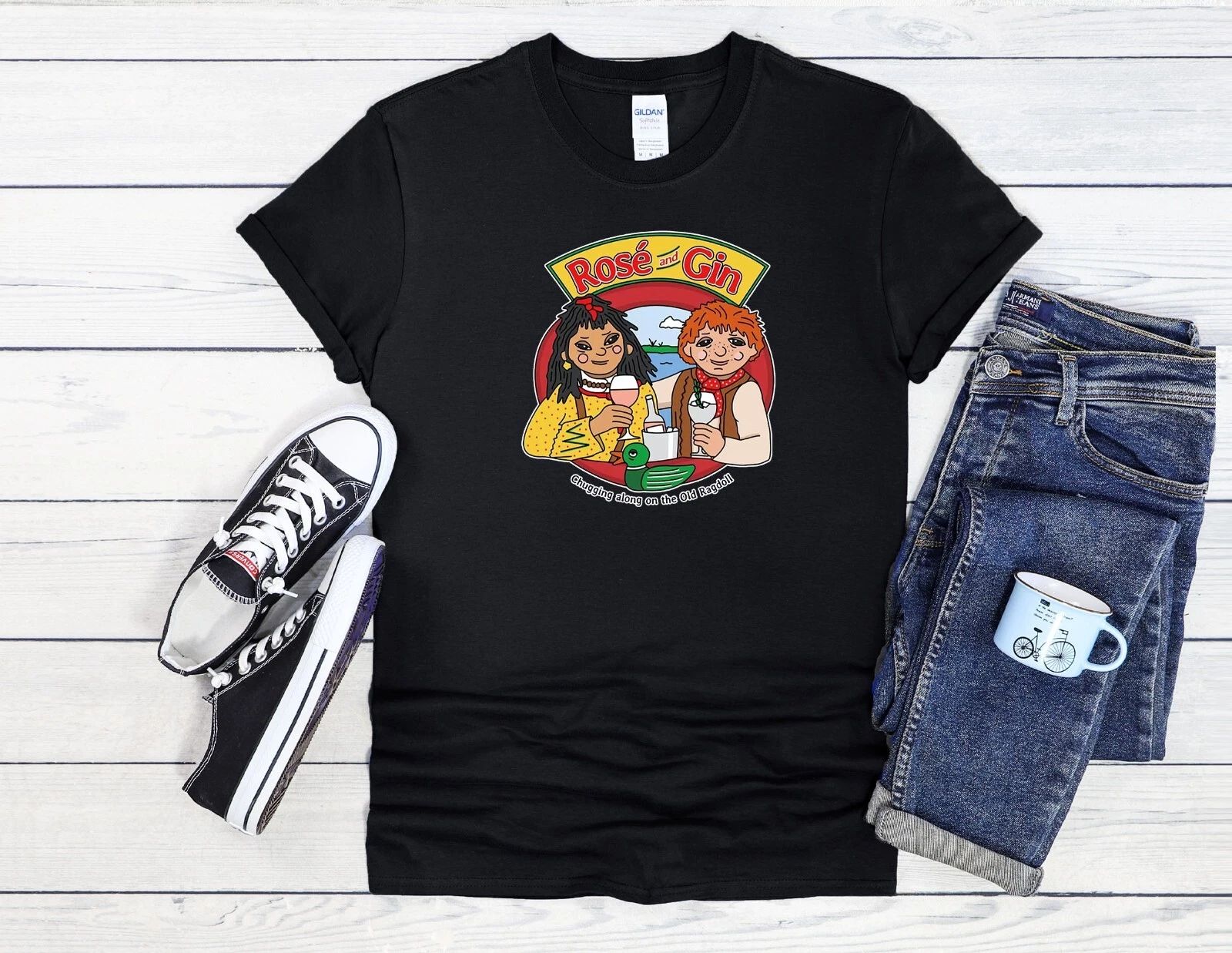 Rose and Gin Shirt Hobbits Fun Art Men Women Unisex T Shirt Hoodie Baseball 4035 Unisex T-shirt, Sweatshirt, Hoodie, Long Sleeve Tee - T-Shirt, Sweatshirt, Hoodie