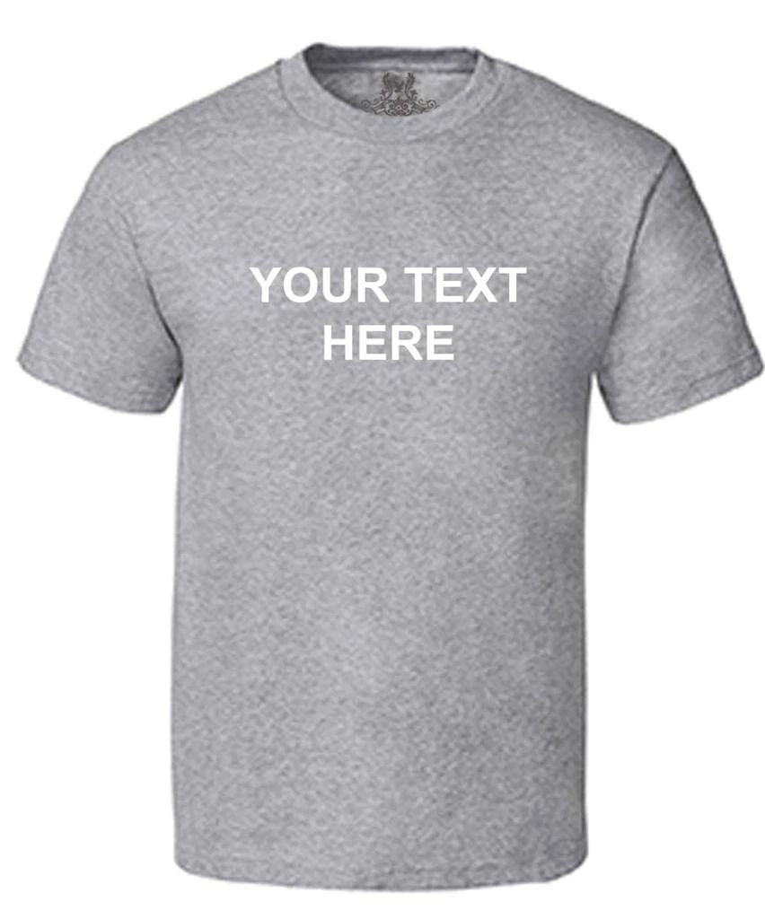 CUSTOM Personalized TEXT ANY COLOR Name Business Name Family Event TEAM T-SHIRT Unisex T-shirt, Sweatshirt, Hoodie, Long Sleeve Tee - T-Shirt, Sweatshirt, Hoodie