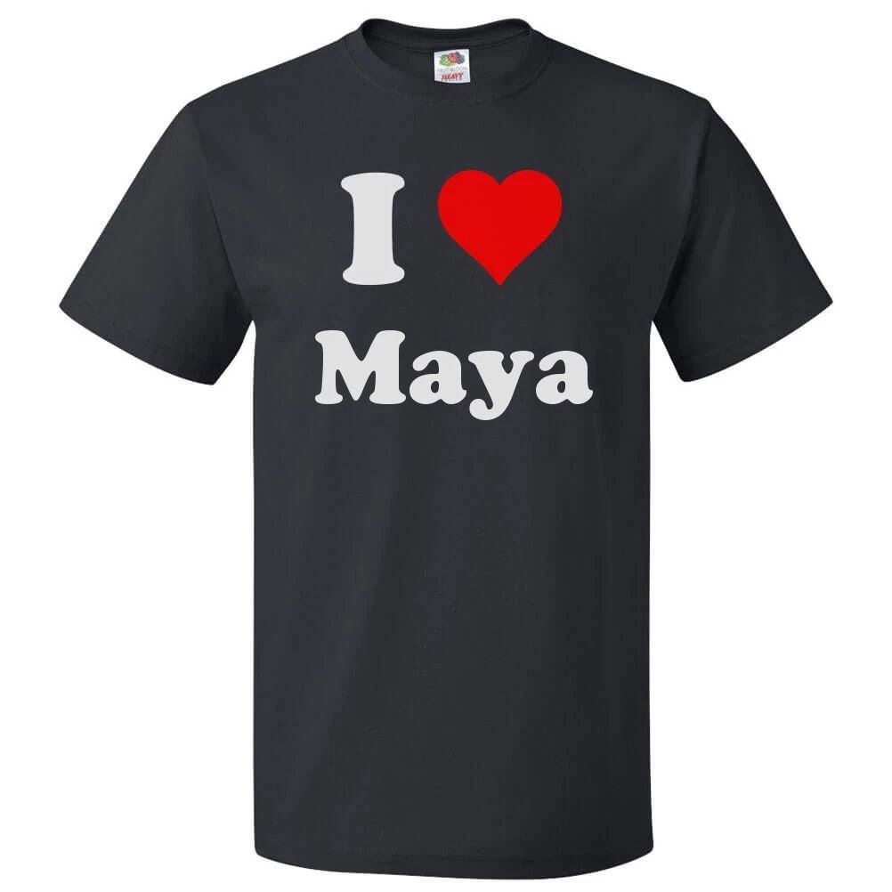 I Love Maya T shirt I Heart Maya Tee Unisex T-shirt, Sweatshirt, Hoodie, Long Sleeve Tee - T-Shirt, Sweatshirt, Hoodie