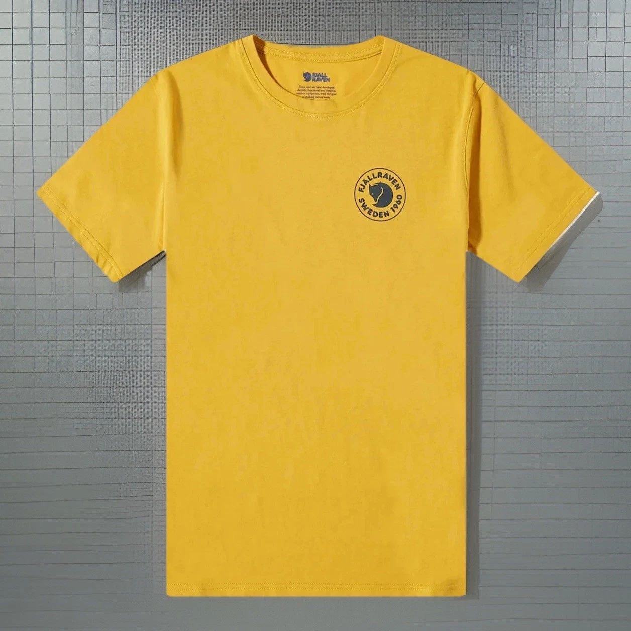 Fjallraven 1960 Logo Tee - 100% Premium Cotton Men's T-Shirt - Ochre - Size XL Unisex T-shirt, Sweatshirt, Hoodie, Long Sleeve Tee - T-Shirt, Sweatshirt, Hoodie