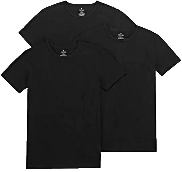 Stafford 3Pk Men's XL Black Crewneck TShirts Heavyweight 100% Cotton Undershirt Unisex T-shirt, Sweatshirt, Hoodie, Long Sleeve Tee - T-Shirt, Sweatshirt, Hoodie