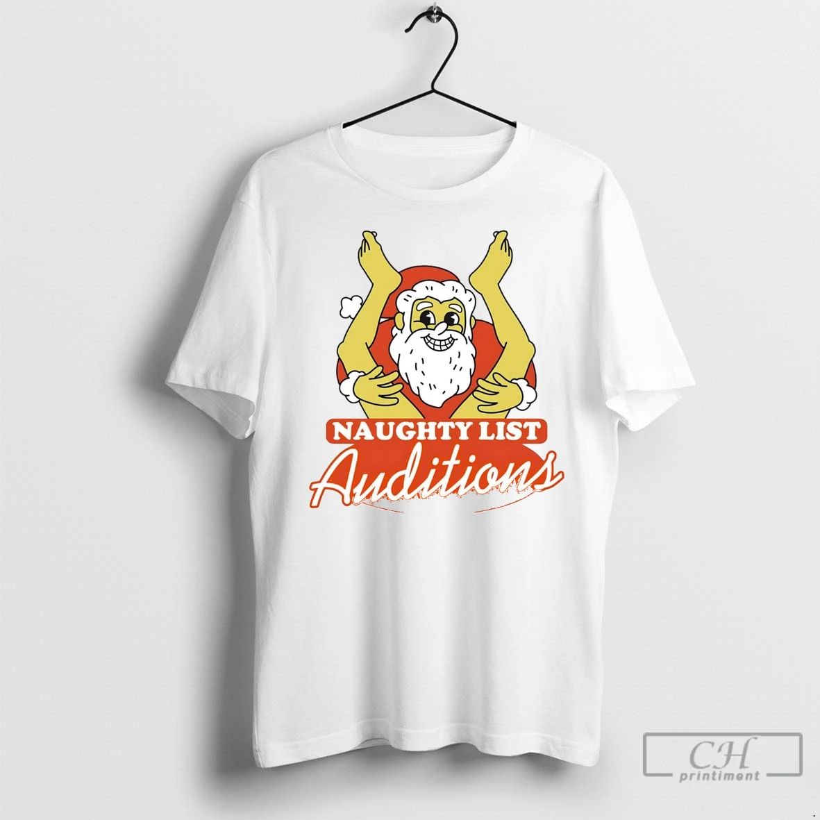 Premium Santa Naughty List Auditions Legs Christmas Unisex T-shirt, Sweatshirt, Hoodie, Long Sleeve Tee - T-Shirt, Sweatshirt, Hoodie