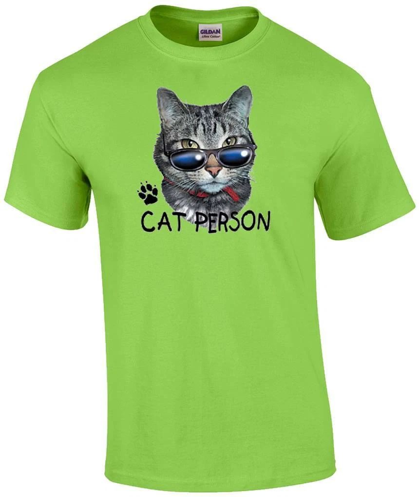 Funny Cool Sunglasses Cat Person T-Shirt Unisex T-shirt, Sweatshirt, Hoodie, Long Sleeve Tee - T-Shirt, Sweatshirt, Hoodie