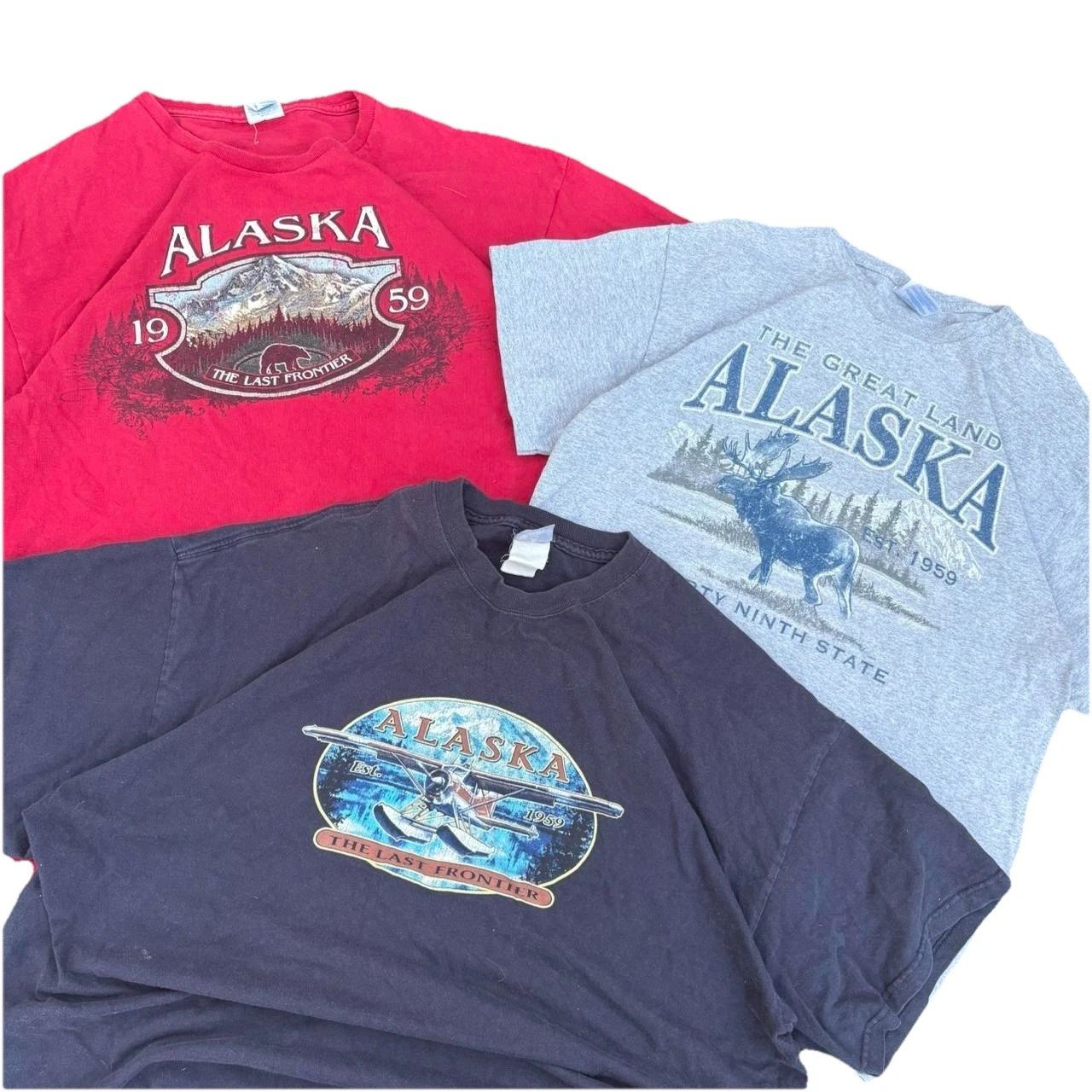 3-Pack Mystery Destination T-Shirt Bundle | Tourist Travel Thrifted Graphic Unisex T-shirt, Sweatshirt, Hoodie, Long Sleeve Tee - T-Shirt, Sweatshirt, Hoodie